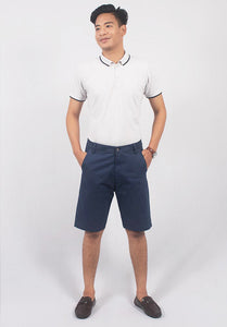 ULTRAMARINE COTTON SHORTS