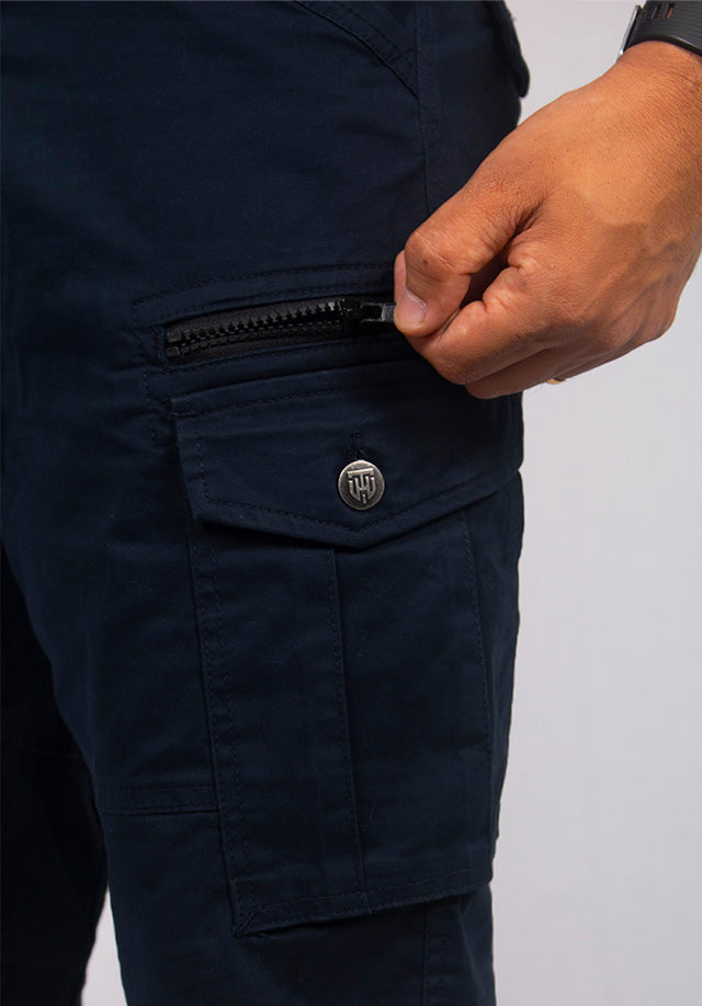 OXFORD TWILL CARGO SHORTS