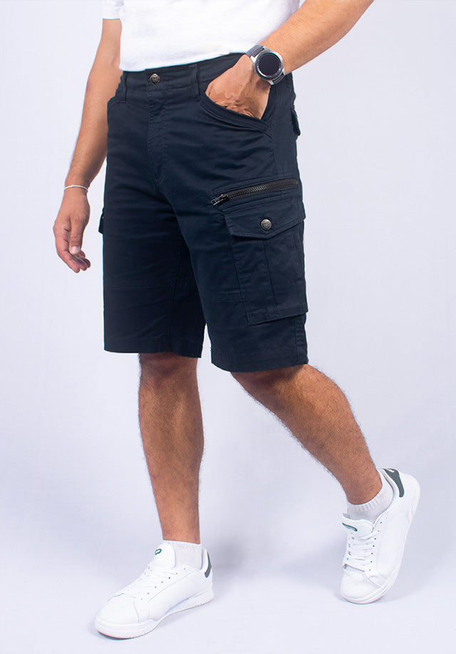 OXFORD TWILL CARGO SHORTS