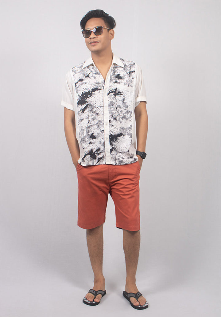 VERMILION COTTON SHORTS